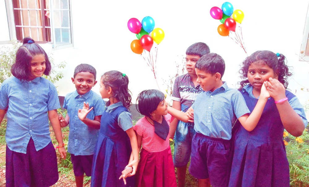 Childrens at Manovikas School - Photo