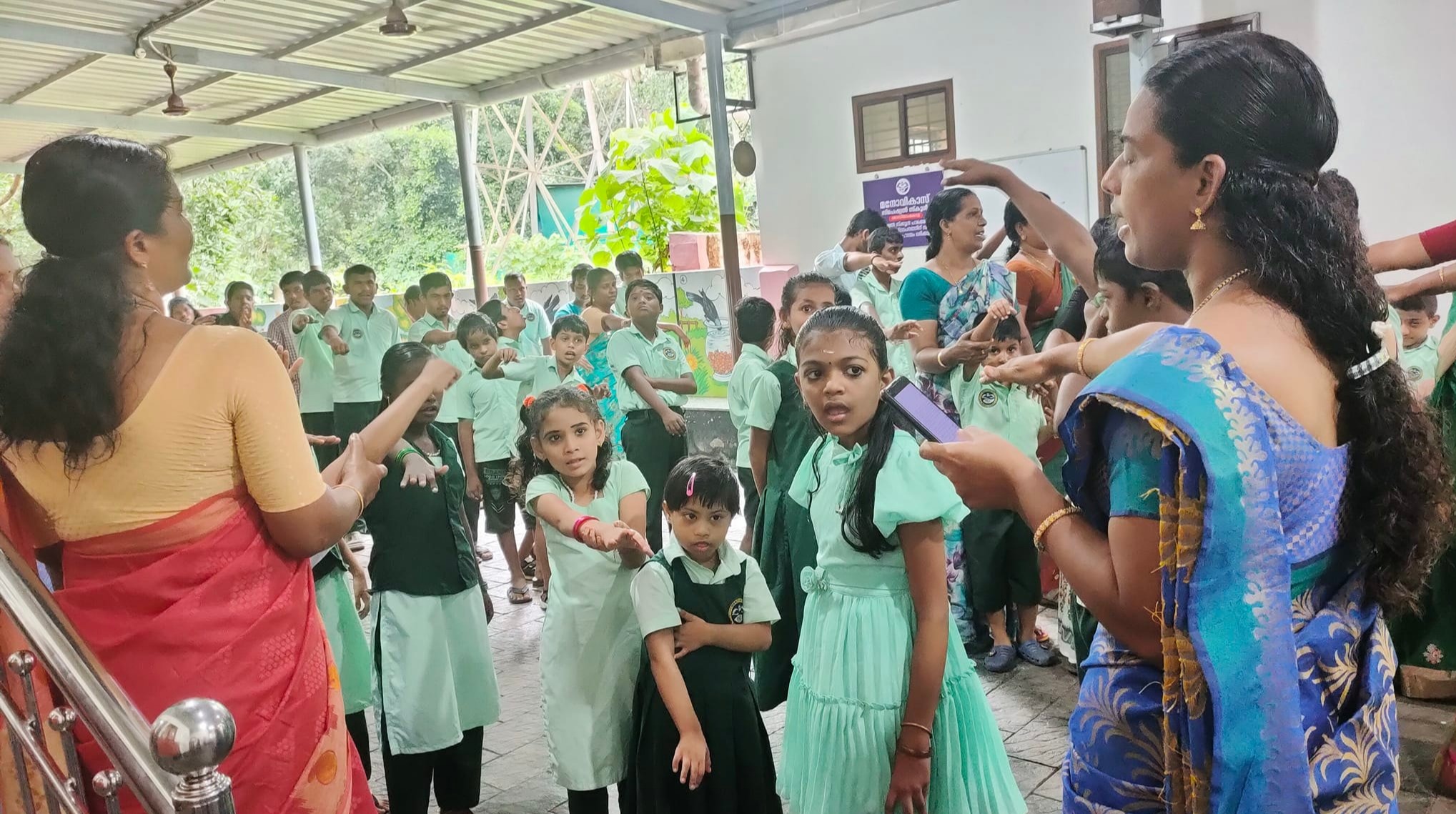 Children Lead the Way – Manovikas Centre’s students take a pledge to fight Dengue as part of a vibrant awareness campaign.